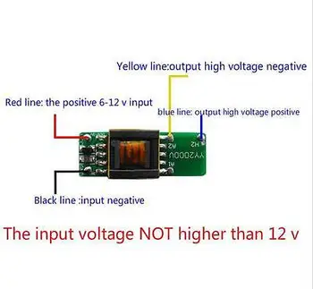

DC 6V-12V 1000V 1500V High-voltage Power Boost Step-up Module Generator Board