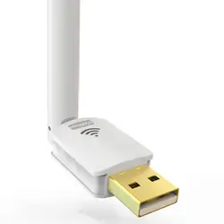 NOYOKERE Лидер продаж мощный практическая бесплатно драйвера мини-Wi-Fi 300 м Беспроводной USB адаптер с 5dbi антенны Портативный