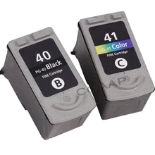 2 Compatible PG 40 / CL 41 cartucho de tinta para canon PIXMA MP-150 ip-2200 MX-310 ip-1800 ip-1900 MX-300 ip-1700