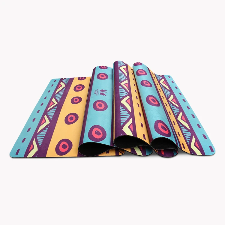 washable PU yoga mat with body line position Relief of Stress home