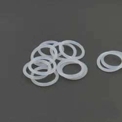 30 шт. 1,5 мм диаметр провода Белый силиконовый уплотнительное кольцо наружный водостойкий изоляционная Резина band 4 мм-13 мм наружный диаметр