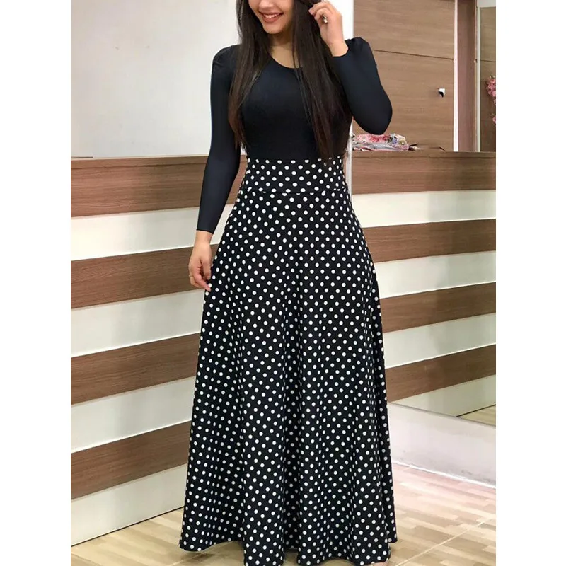 Style Eleven Модное Повседневное платье макси размера плюс с богемным принтом vestidos mujer платье Boho осеннее женское платье элегантные длинные платья Vestido 5XL - Цвет: Style Eleven