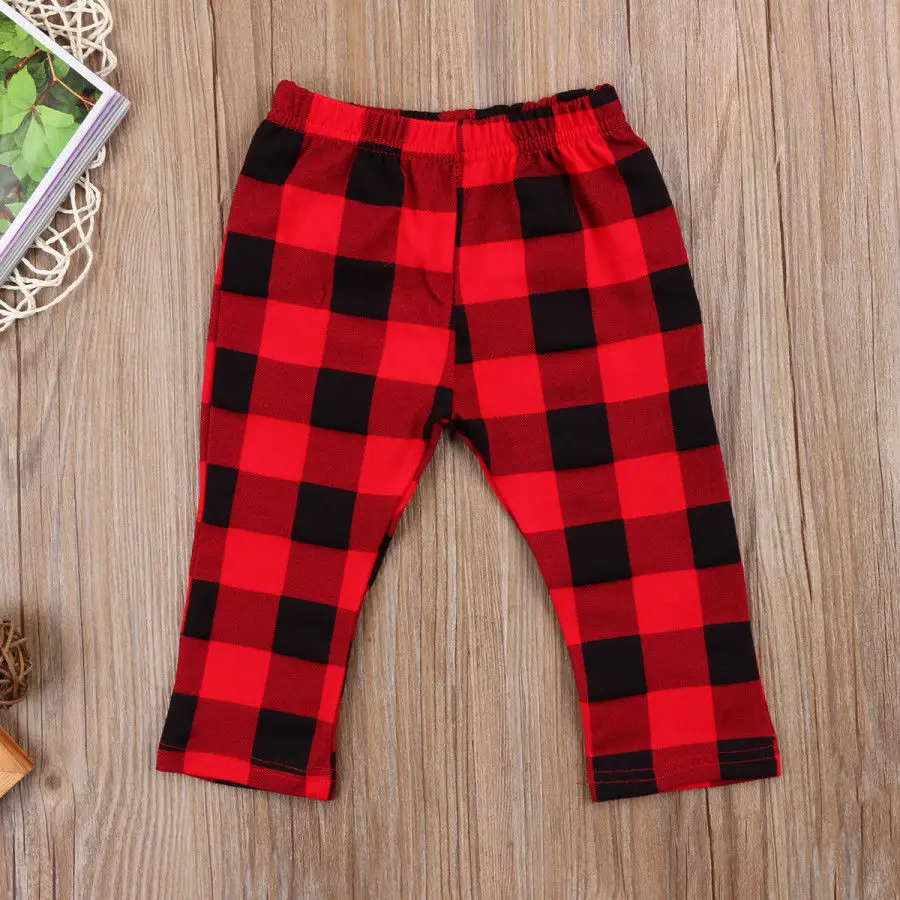 Брюки леггинсы для новорожденных в шотландскую клетку|leggings boys clothing|red pants boyboys red |