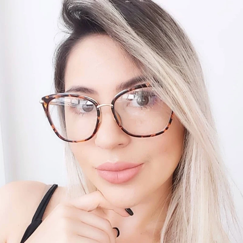XYKGR, высокое качество, Ретро стиль, квадратная оправа для очков, женские брендовые оптические очки для компьютера, оправа для девушек, модные черные леопардовые очки