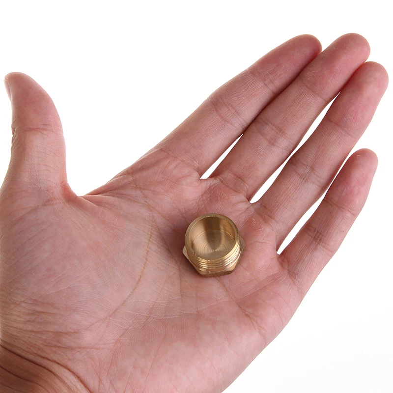 1 шт. Новый латунный 1/8 &quot1/4&quot 3/8 &quot1/2&quot внешний шестигранник Резьбовая