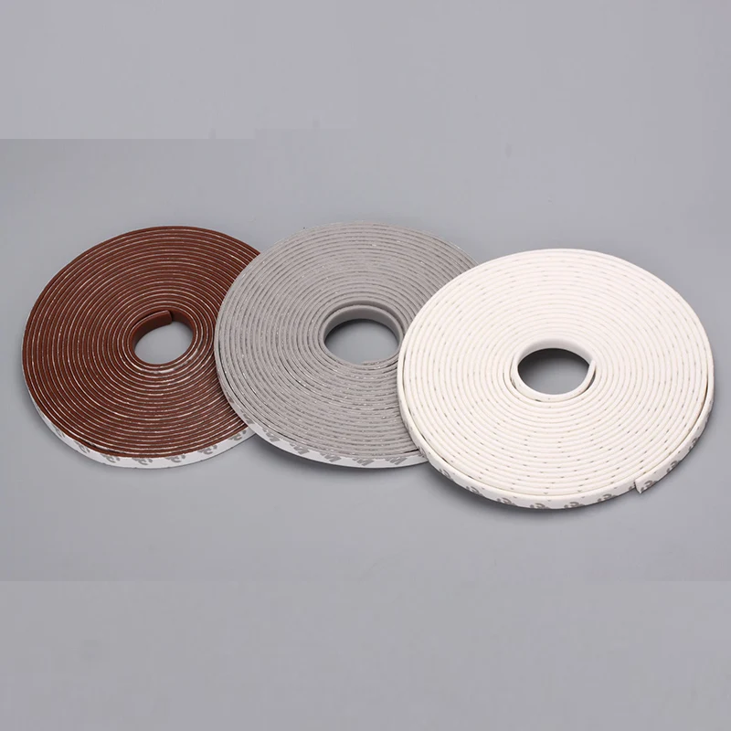 Silicone Rubber Adhesive Seals Sliding Door Window Weatherstrip Cupboard Wardrobe Gasket 9mm x