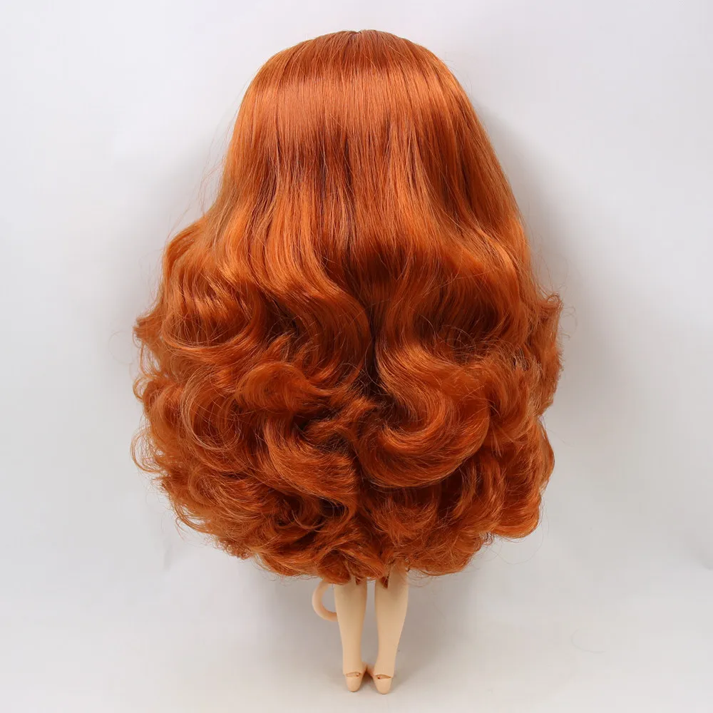 RBL Scalp 1/6 Blyth кукольные парики несколько волос цвет прически включая жесткий эндоконский купол коричневый с взрыва/без челки бахрома