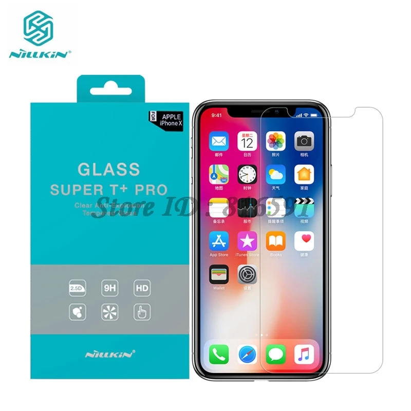 Nillkin Screen Protector for iPhoneX Amazing T+Pro 0.15MM sFor iPhone X Tempered Glass for iPhone Xs Glass
