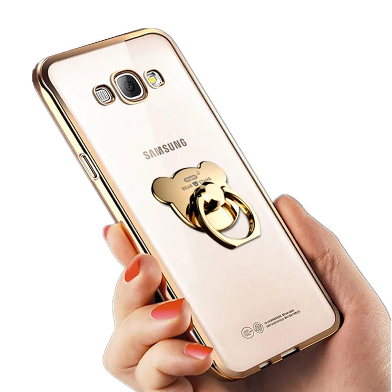 Wolkerfly Мягкий ТПУ чехол для Samsung Galaxy S5 S6 EDGE PLUS S7 S8 S9 A8 A6 2018 с цветком силиконовый |