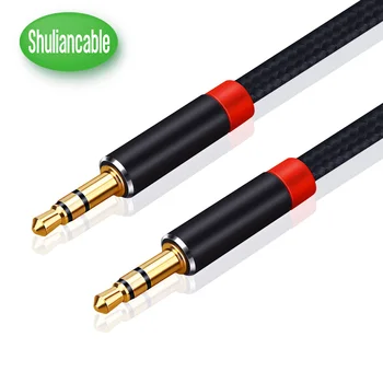

Shuliancable Jack 3.5 Audio Cable 0.3-5m 3.5mm Speaker Line Aux Cable for iphone Samsung xiaomi galaxy s8 Car Headphone Audio