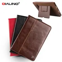 Tablet Case For iPad mini 4 Genuine Cow Leather Flip Stents Dormancy mini4 Stand Cover Card Slot case for iPad mini 4 7.9” Skin