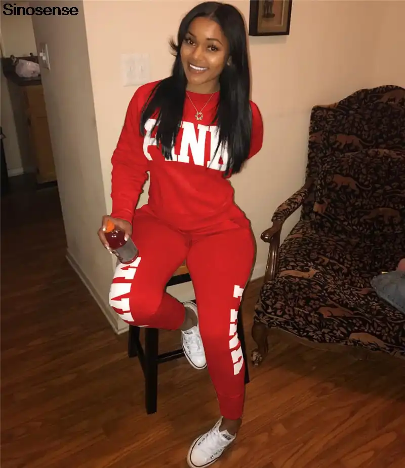 pink brand sweatsuit