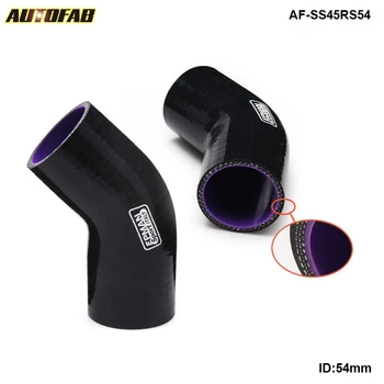 

54mm (2.13") Silicone Hose 45 Degree Bend Elbow Intercooler Black Lined For Honda 08-12 Accord 2Dr AF-SS45RS54