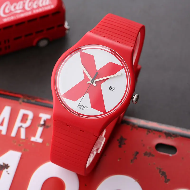 

Swatch Watch Original Colorful Series Quartz Men and Women SUOR400