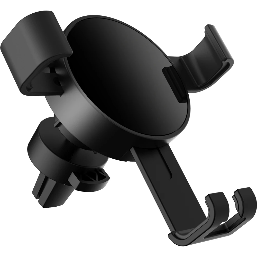 

696 X7 Vehicle mounted 360 degree fast wireless charger outlet clamp for iphoneX 8 S8