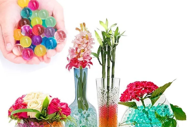 Buy 1000pcs water beads growing water balls aquarium