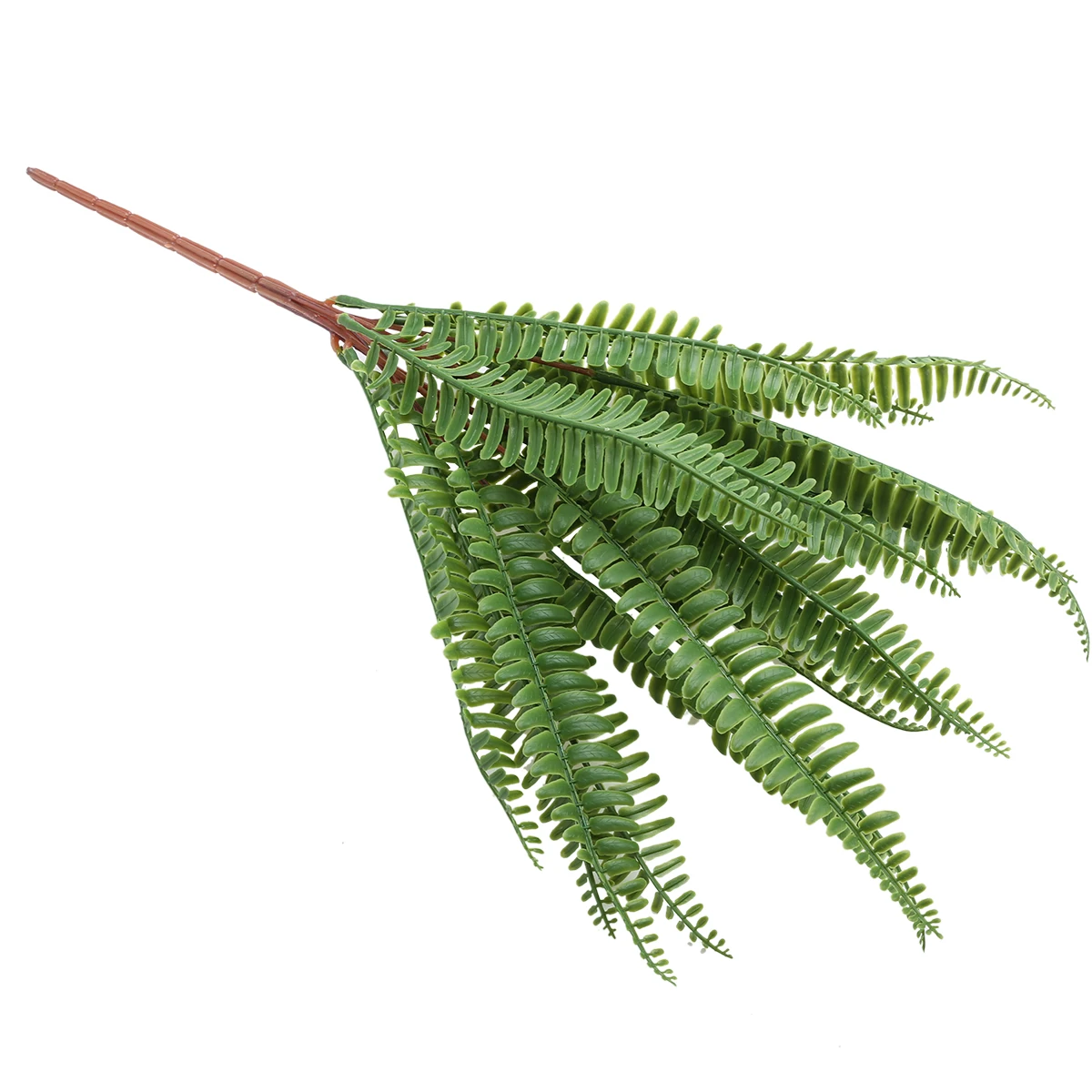 7 Branches Artificial Fern Leaves Plastic Artificial Silk Plants Green Fake Plants For Home  Party Wedding Decoration