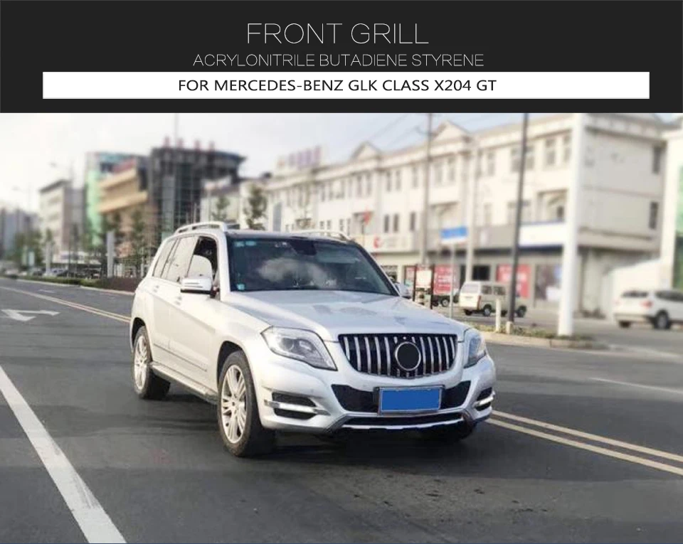 Передний гриль GLK GT решетка для Mercedes Benz GLK класс GLK250 GLK300 GLK350 2013- рестайлинг передний бампер решетка