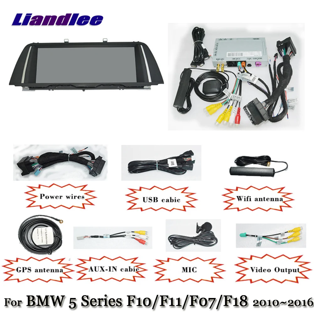 Liandlee Android для BMW 5 серии F10 F11 F07 F18 2010~ стерео радио ТВ Carplay камера BT AUX gps Navi навигация Мультимедиа