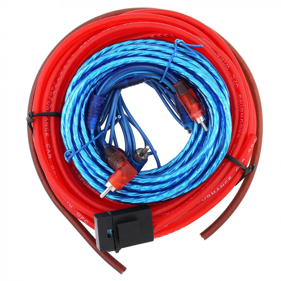 Car Audio Wire Wiring Kit Car Speaker Woofer Cables Power Amplifier Audio Line Power Line for Modification
