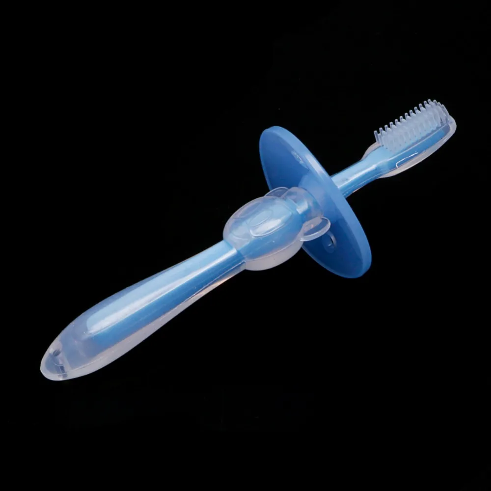 BABY Soft Chewable Bendable Teether Training Toothbrush brush For Infants P101-in Toothbrushes 