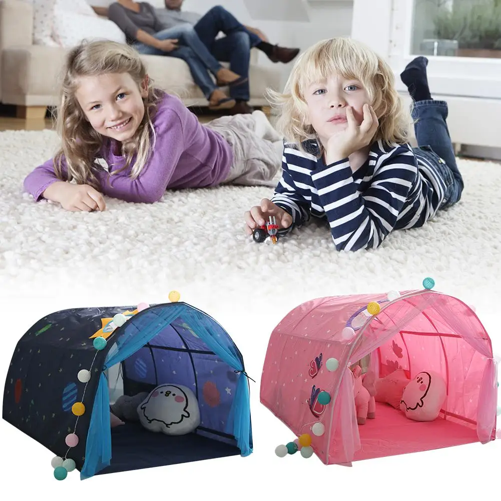 Детская туннельная палатка для двойной кровати космическая детская кровать