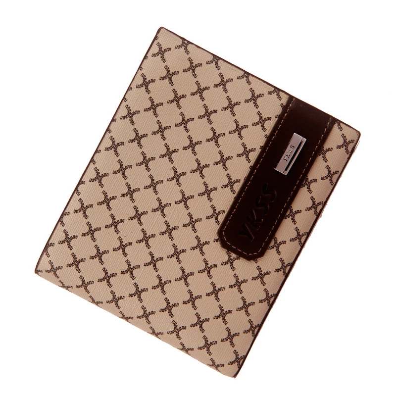 

QXMINGJIA European Style Short Men purse Business Pocket Luxury Brand purses Wallets Thin slim Genuine Card Coin Money Holder