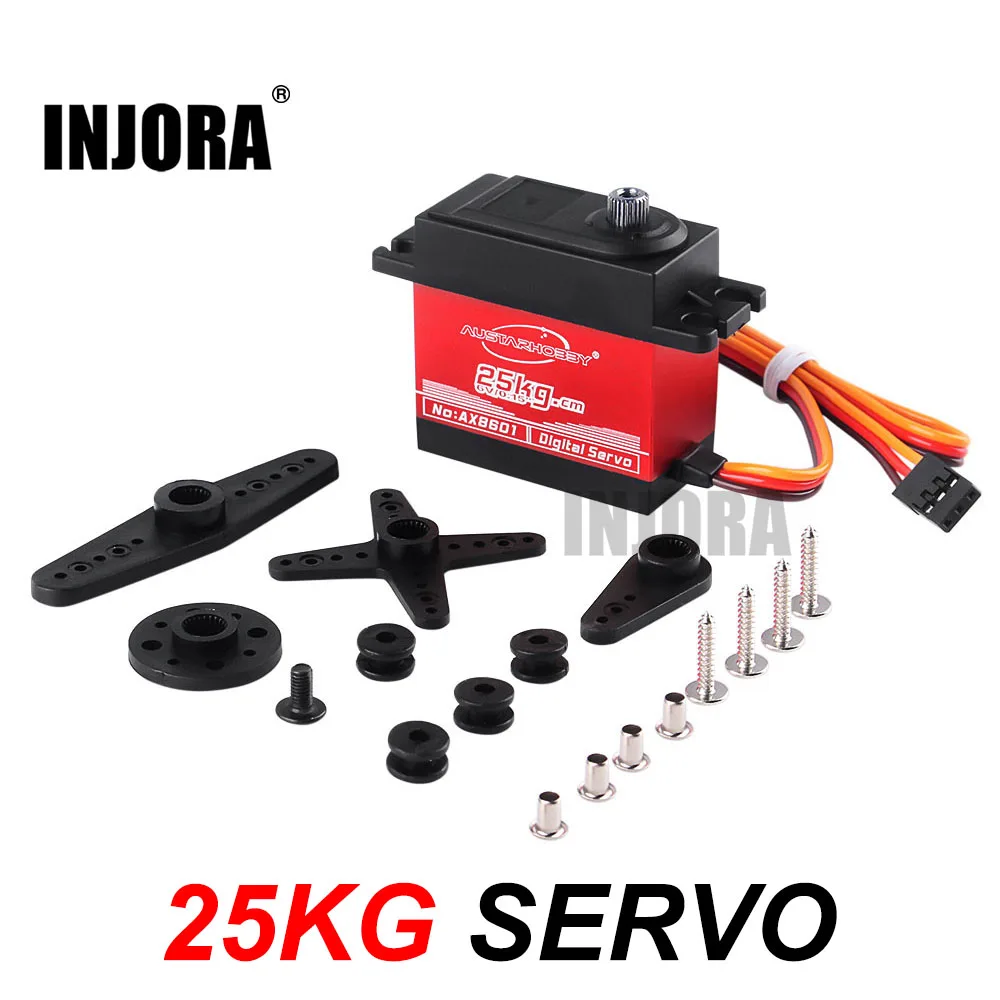 Goedkoop 1 stks AX8601 25 kg Grote Koppel Digitale Servo voor RC Crawler Auto SCX10 TRX4 RC Helicopter Boot RC Model deel
