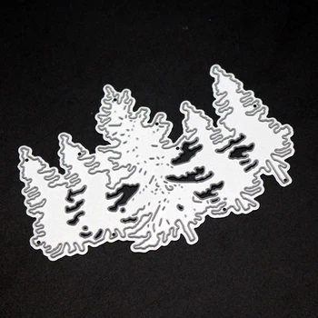 

YINISE Metal Cutting Dies For Scrapbooking Stencils Christmas Trees DIY Album Cards Decoration Embossing Folder Die Cuts Tools