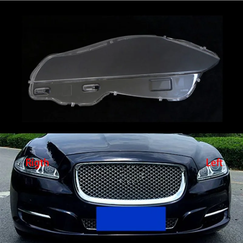 

For JAGUAR XJ XJL 2010-2018 front headlamps transparent lampshades lamp shell masks headlights cover lens Headlight glass