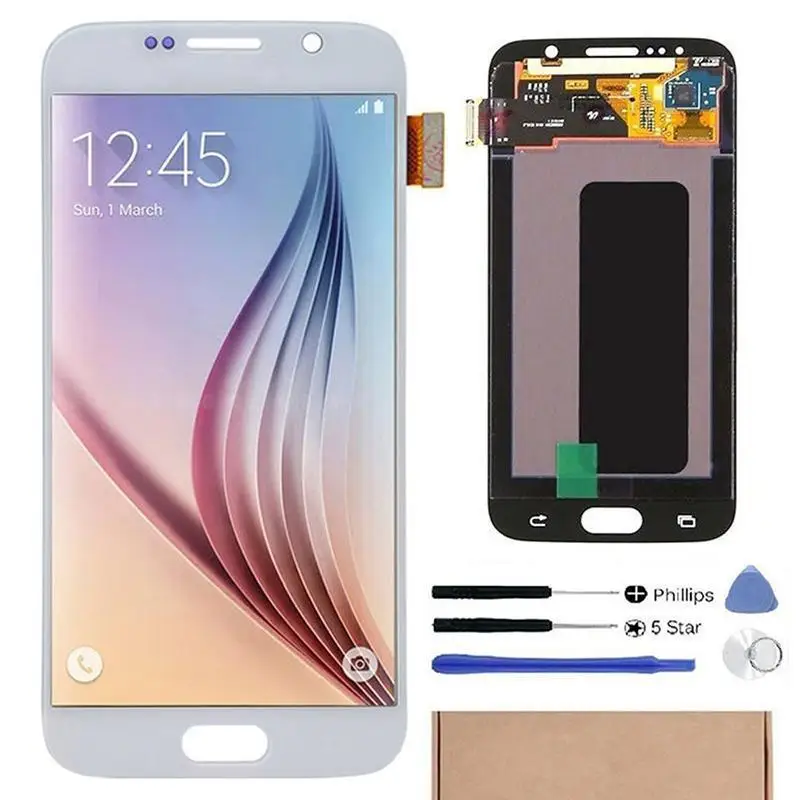 

New AAA For Samsung Galaxy S3 i9300 S4 I9500 S5 I9600 Note3 J5 J7 LCD Display Touch screen Digitizer Assembly + Frame+Tools
