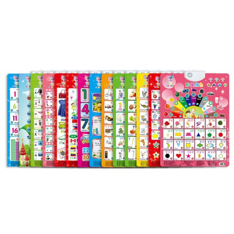Музыкальная стена вокальная картина язык обучения английский китайский двуязычный ребенок образование обучающая машина, игрушка подвесная карта детские игрушки