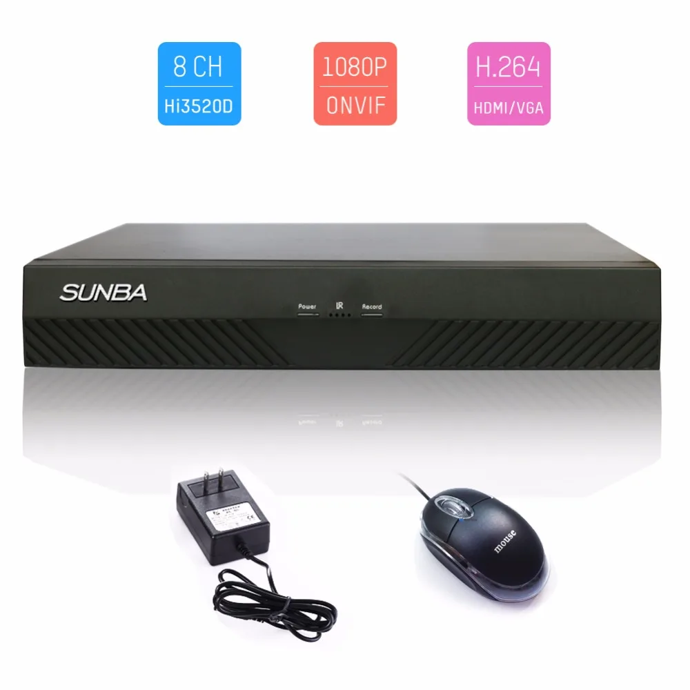 

NVR-F2008PL 1080P network HD NVR 8 ch onvif network camera digital video recorder