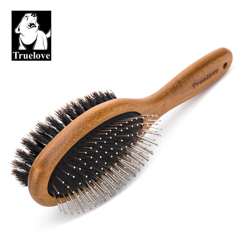 

Truelove Tlk23131 Pet Double-sided Brush Comb Stainless Steel Needle Bristles Dog Hair Brush Grooming Cat Dog Comb