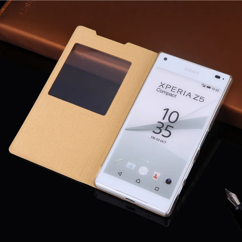 Кожаный чехол книжка Smart 360 для Sony Xperia Z5 Compact / mini E5823 E5803|Бамперы| |
