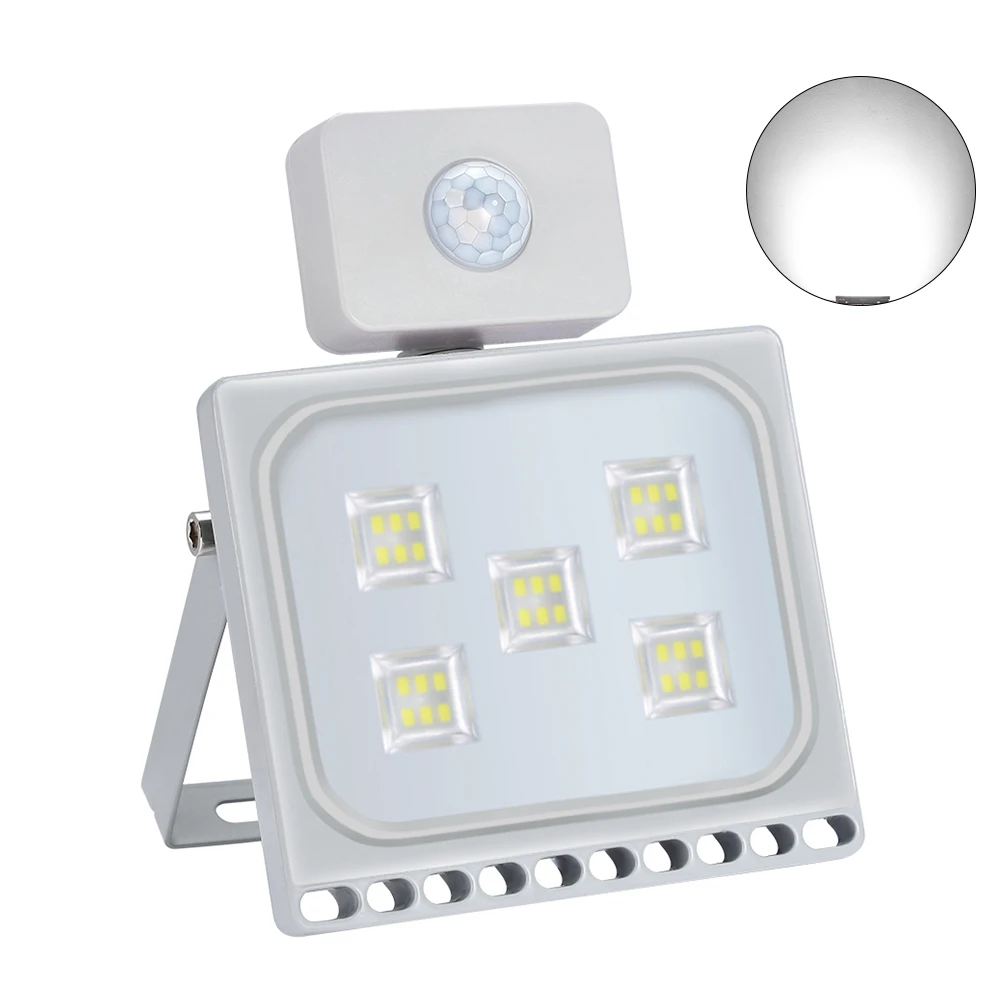 

Outdoor Garden Wall Motion Sensor Flood Light Street Lamp Spot Yard Aluminum Waterproof Ultrathin Led Durable Security