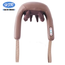 Home Car U Shape Electrical Shiatsu Back Neck Shoulder Body Massager Infrared Heated Kneading Car/Home Massagem