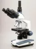 Lab Compound Microscope--AmScope Supplies 2000X LED Lab Trinocular Compound Microscope w 3D Mechanical Stage + 8MP Camera ► Photo 2/6