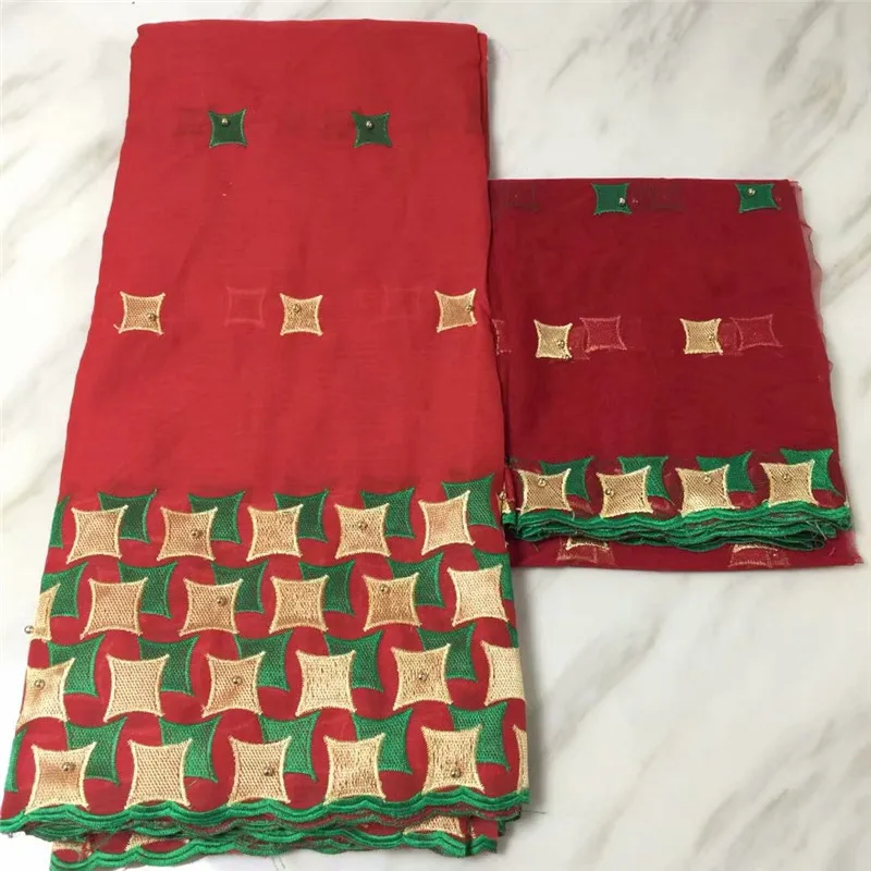 

PL!african swiss voile lace high quality embroidery cotton fabric match french net lace blouses for dresses 5+2yard/lot ! J61180