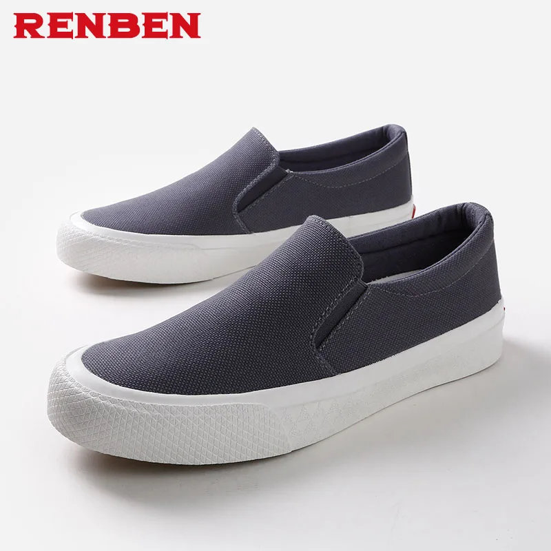 

39-44 New 2018 Fashion Mens Shoes Outdoor Men loafers Walking Shoes Black Men Casual shoes men canvas Shoes For Men Flats