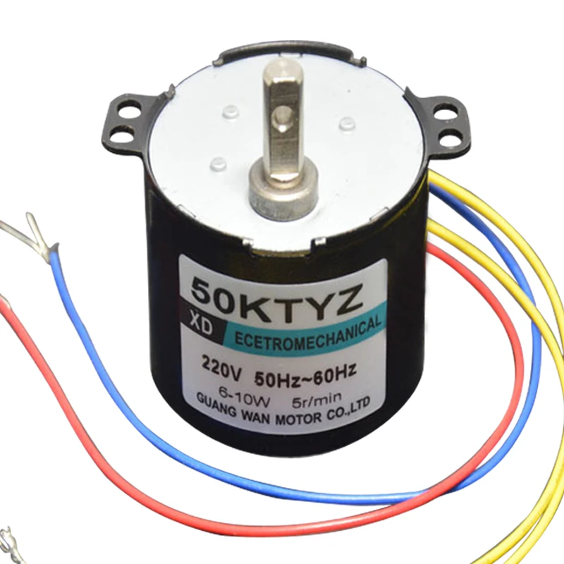 

50KTYZ AC motor 220V motor micro slow speed machine 10W permanent magnet synchronous motor small motor