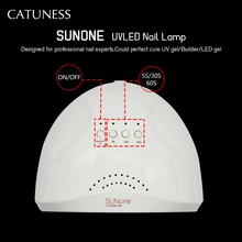 CATUNESS Дизайн для профессиональных ногтей Книги по искусству UV Led лампы для ногтей сушилка для всех типов гель для ногтей машина отверждения