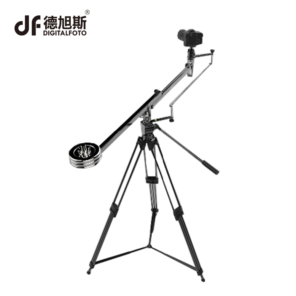 

DIGITALFOTO Professional Portable DV Aluminum slider focus panorama shooting Mini Jib for Video camera Crane DSLR with package