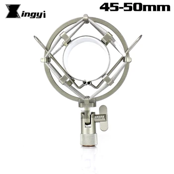 

Universal Metal Spider Microphone Holder Shock Mount Clip Mic Stand Shockproof Suspension For RODE Broadcaster NT1 Studio Record