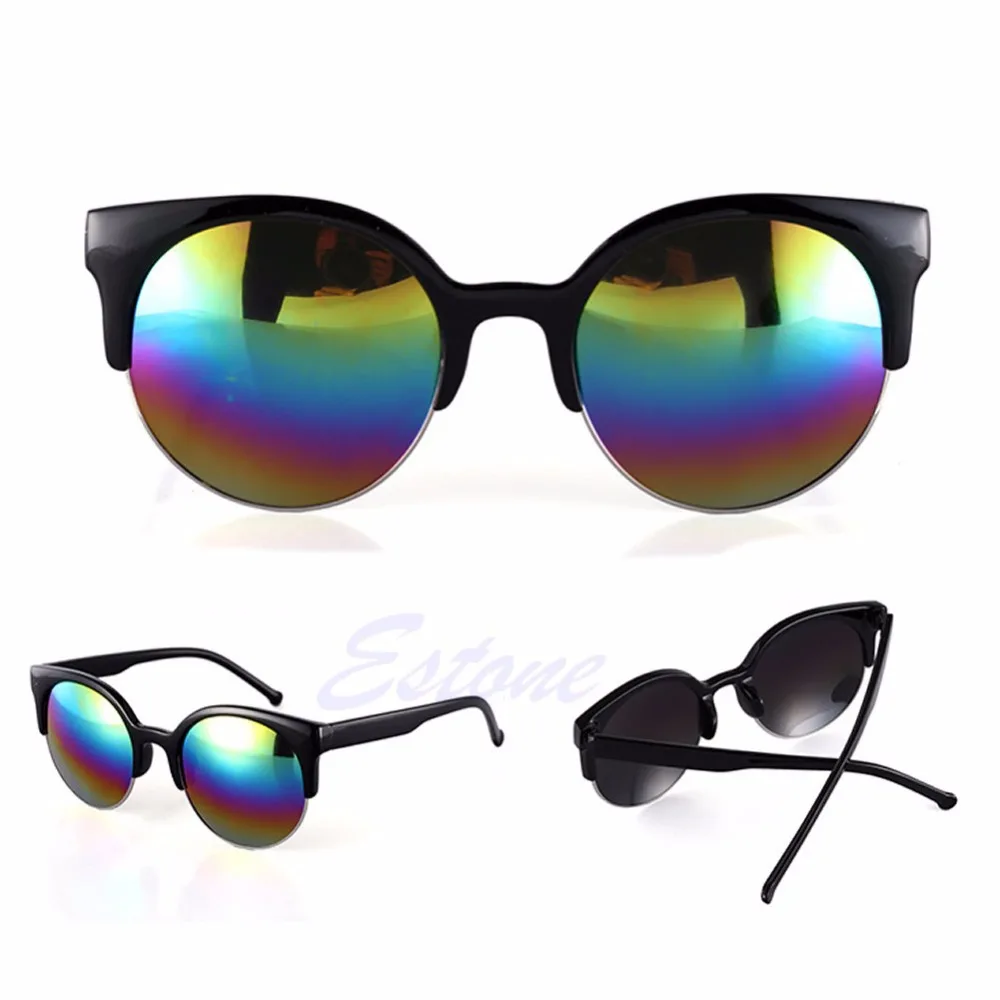 semi rimless designer sunglasses