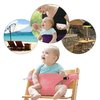 

Baby Stretch Wrap Safety Belt Harness Baby Carrier Portable Infant Seat Lunch Dinning Feeding Chair Belt Cover Protection Babies
