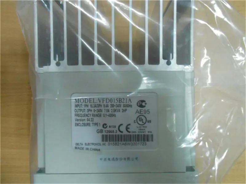 Преобразователь VFD015B21A Delta 1 5 кВт vfd инвертор однофазный 220 В 1500 Вт 0 400 Гц|ac drive|ac motor