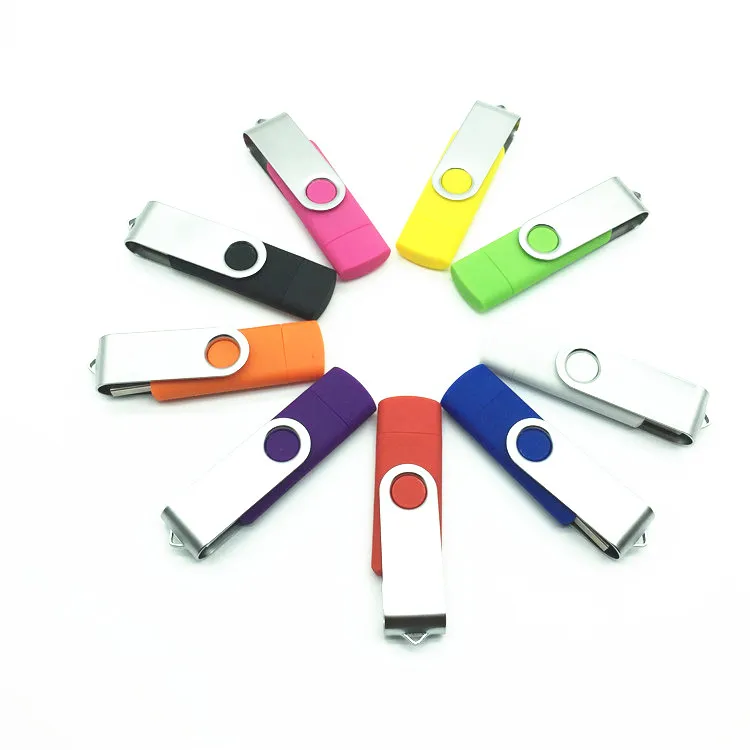 Двойной Порты и разъёмы смартфонов флэш-накопитель USB OTG 64 ГБ флешки 32 ГБ Pen Driver Memory Stick ключ USB для android multitul usb-драйвер