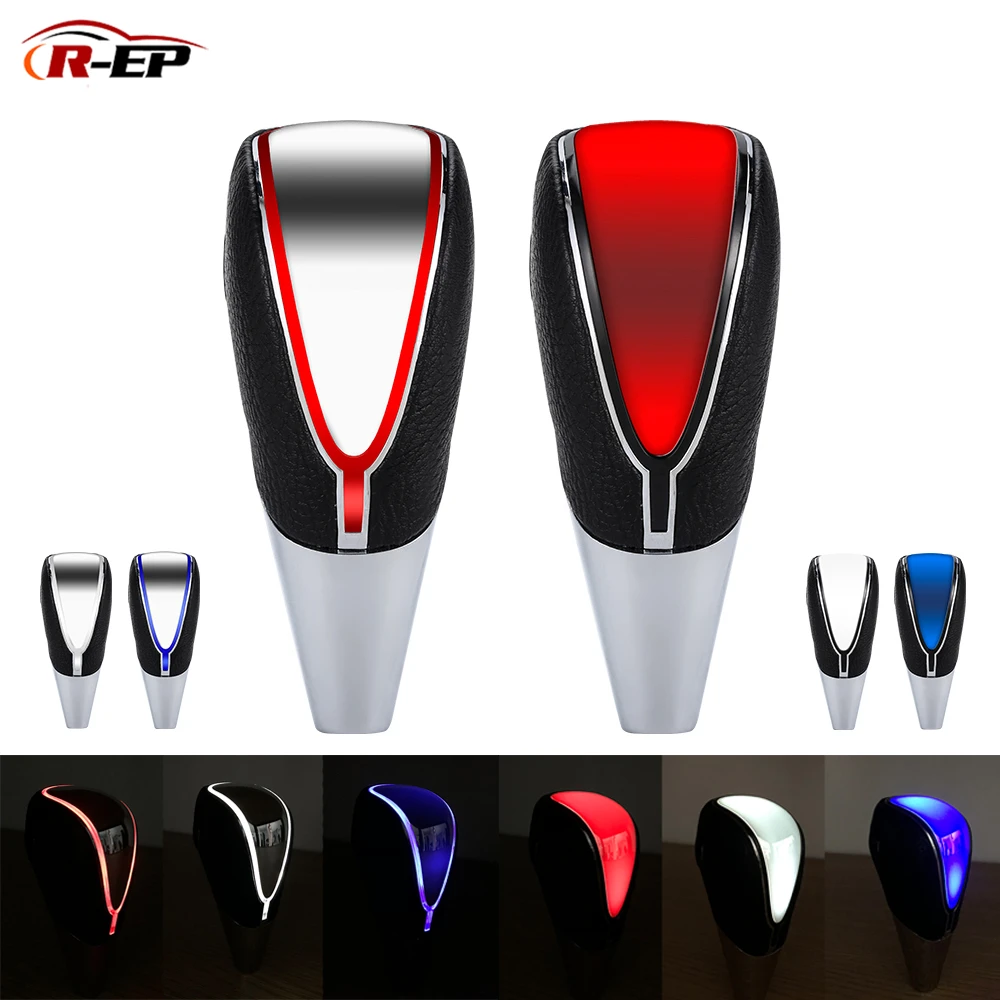R EP Universal Car Shift Knob Racing Gear Knob with Touch LED for Most