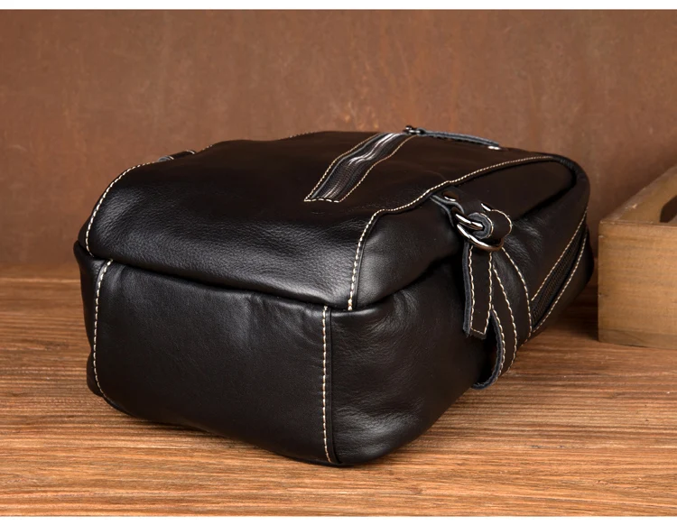 Woosir Sac à bandoulière en cuir pour homme